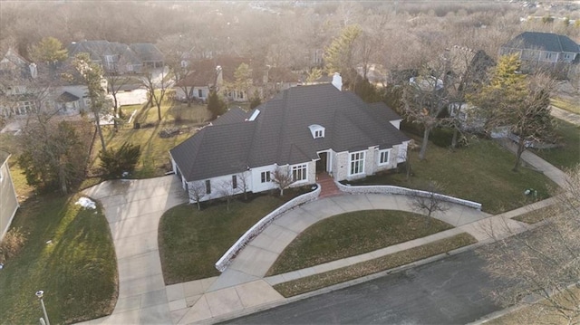 drone / aerial view featuring a residential view