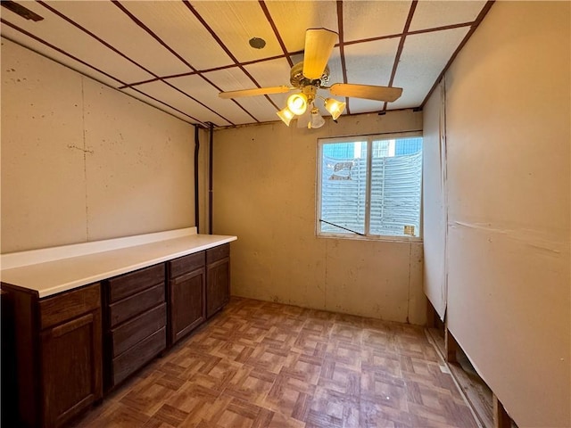 718 Oakland Ave, Kansas City, KS 66101 - interior space with a ceiling fan
