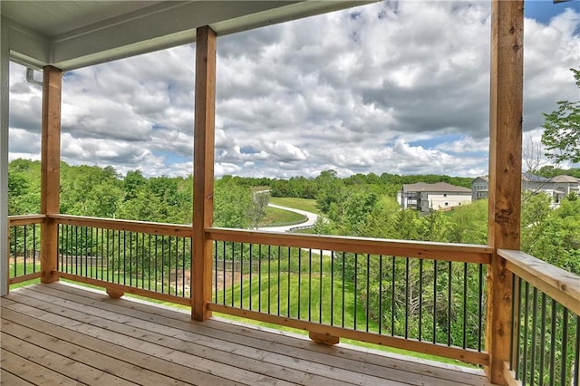 2850 W Wabash St, Olathe, KS 66061 - view of deck