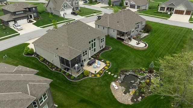 14423 N 145th St, Basehor, KS 66007 - bird's eye view with a residential view