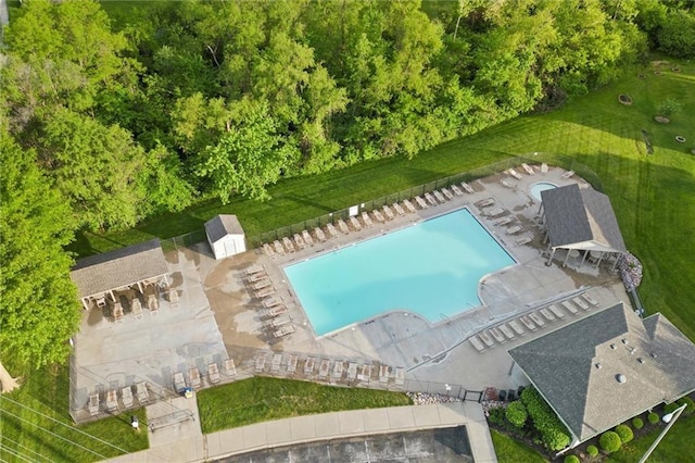 drone / aerial view