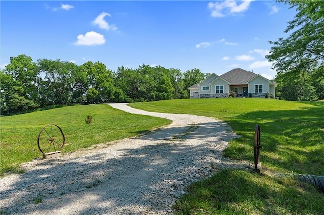 13723 Raliegh Ln, Holt, MO 64048 - view of front of home featuring a front lawn