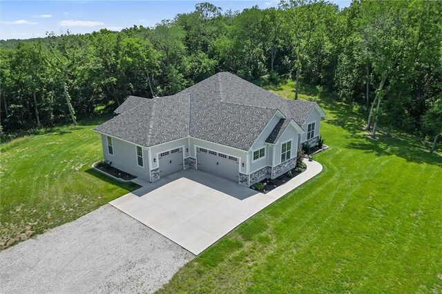 13723 Raliegh Ln, Holt, MO 64048 - view from above of property with a forest