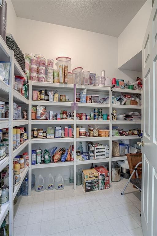 view of pantry