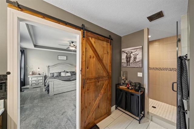 20880 W 224th St, Spring Hill, KS 66083 - hall featuring a barn door and baseboards