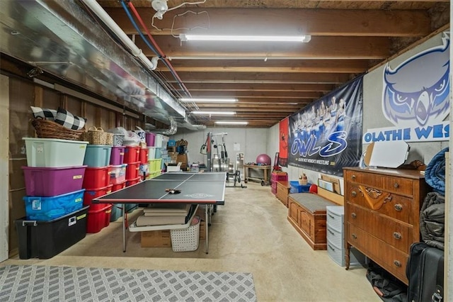 20880 W 224th St, Spring Hill, KS 66083 - view of unfinished basement