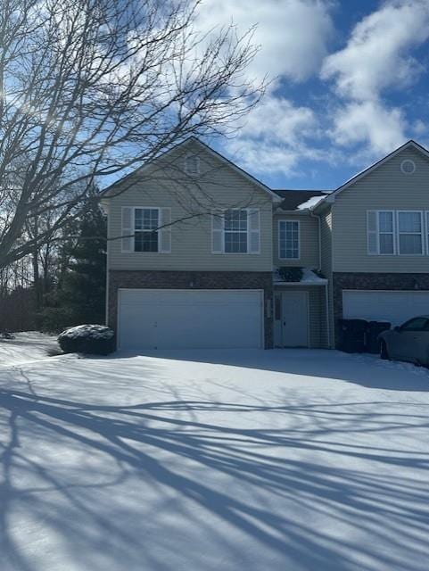 view of front of property with an attached garage