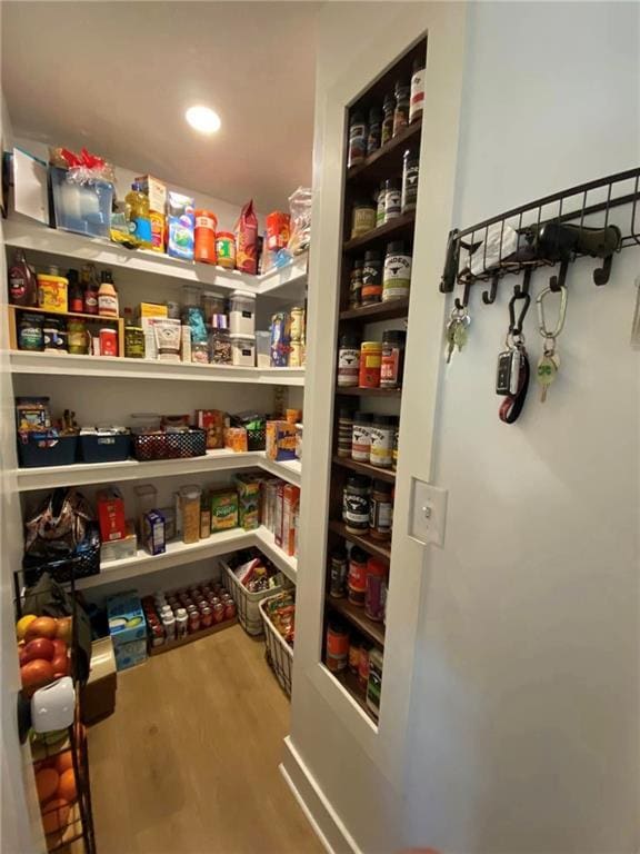 view of pantry