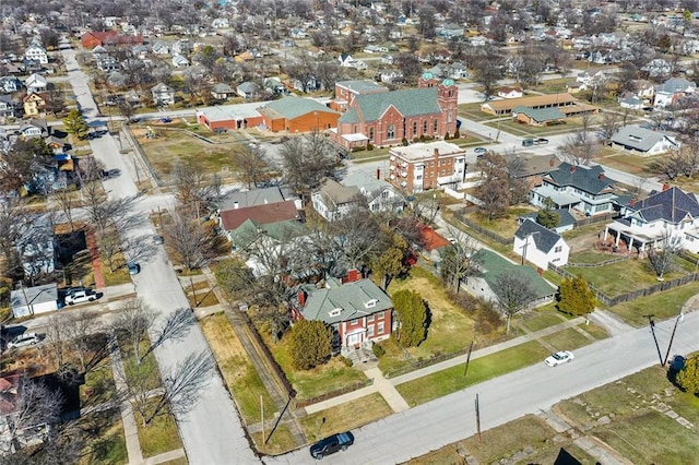 drone / aerial view featuring a residential view