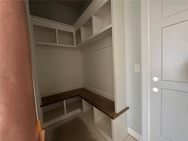 view of mudroom