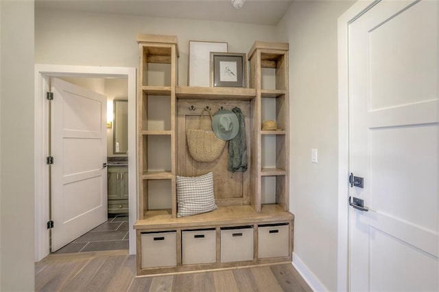 12604 W 170th St, Overland Park, KS 66221 - mudroom with wood finished floors