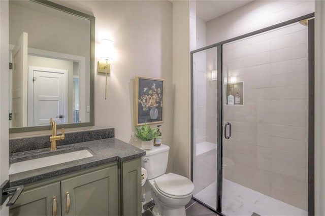 12604 W 170th St, Overland Park, KS 66221 - bathroom featuring vanity and a shower stall