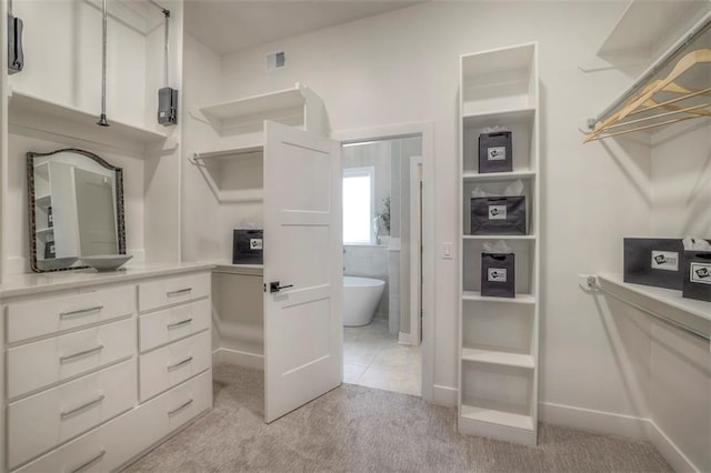 12604 W 170th St, Overland Park, KS 66221 - walk in closet featuring light colored carpet