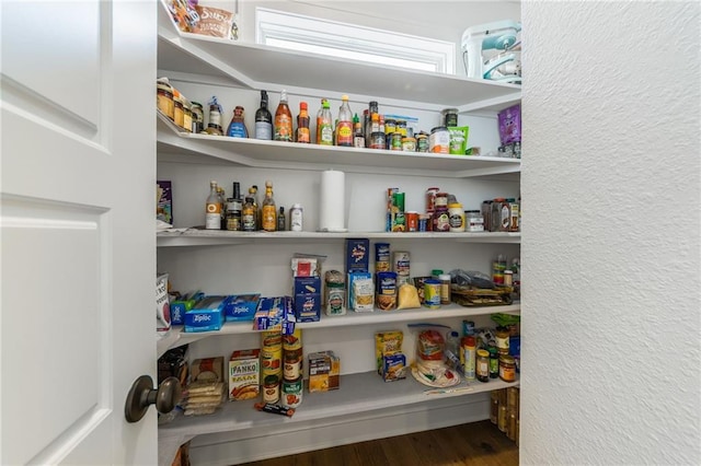 view of pantry