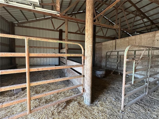 view of horse barn