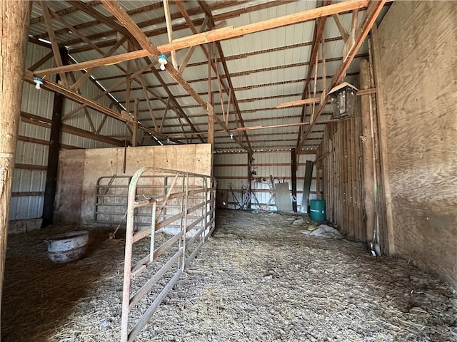 view of horse barn