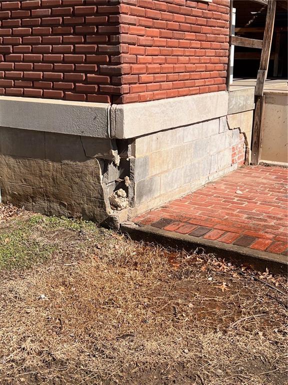 details with brick siding