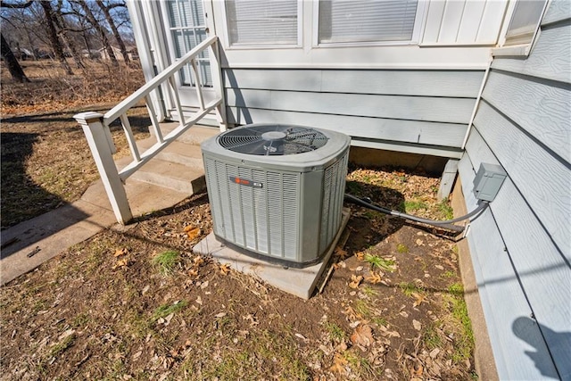 exterior details with cooling unit