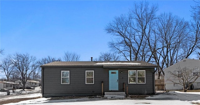 view of front of home