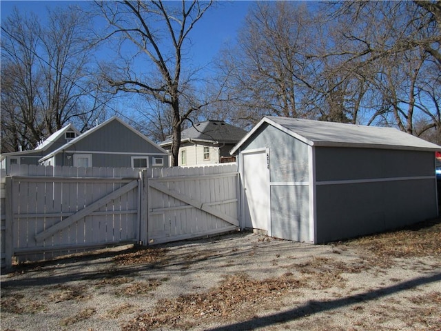 exterior space with fence