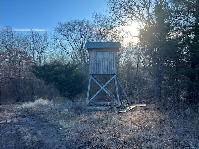 view of outdoor structure