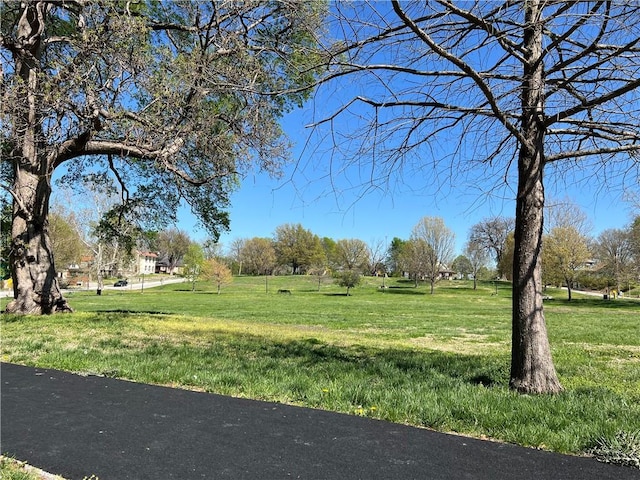 surrounding community with a lawn