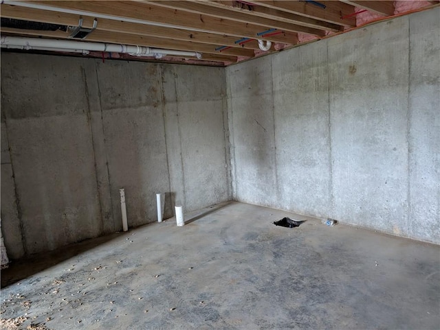 1107 Charles St, Knob Noster, MO 65336 - view of unfinished below grade area