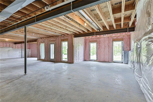 misc room featuring concrete flooring