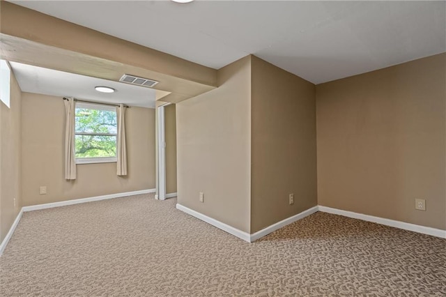 904 E Golf Hill Dr, Excelsior Springs, MO 64024 - basement with carpet flooring and baseboards