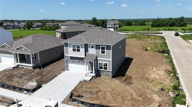 21800 Lucca Ln, Peculiar, MO 64078 - aerial perspective of suburban area