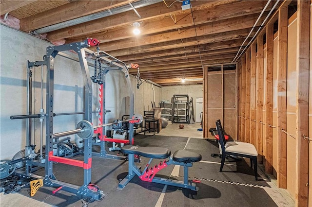 view of exercise room