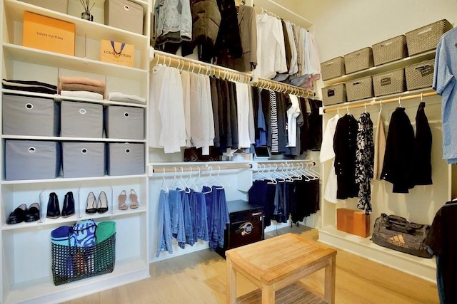 16649 S Tomashaw St, Olathe, KS 66062 - spacious closet featuring wood finished floors
