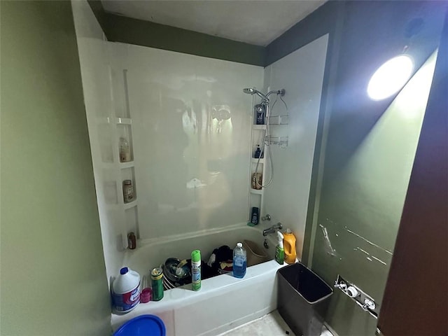 bathroom with shower / bath combination