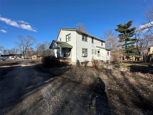 view of side of property