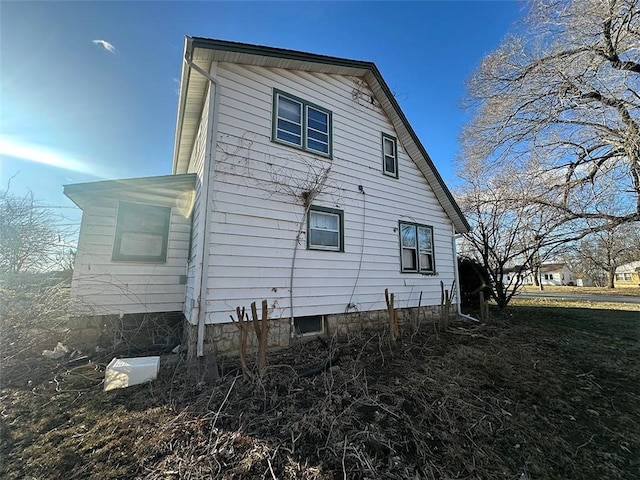 view of side of property