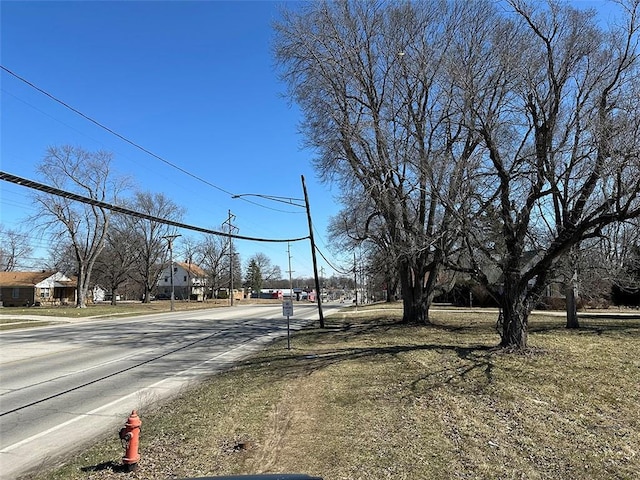 view of road