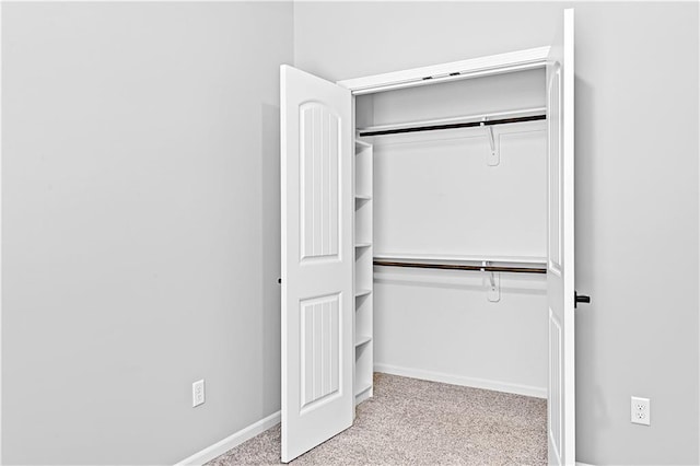 view of closet