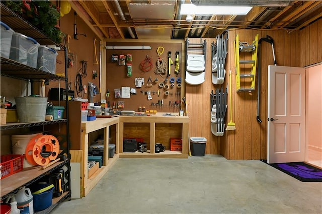 view of storage