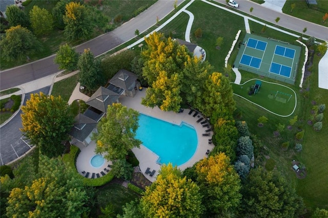 bird's eye view