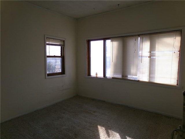 empty room with carpet floors