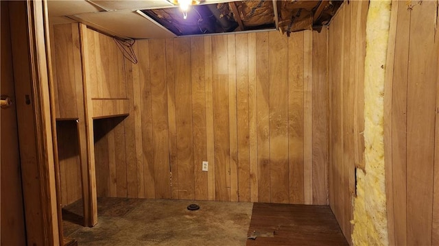 view of basement