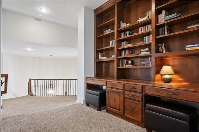 15300 Mastin St, Overland Park, KS 66221 - home office featuring built in study area and carpet