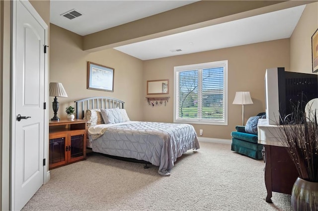 15300 Mastin St, Overland Park, KS 66221 - bedroom featuring light carpet, visible vents, and baseboards