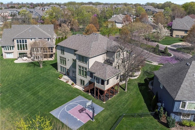 15300 Mastin St, Overland Park, KS 66221 - birds eye view of property featuring a residential view