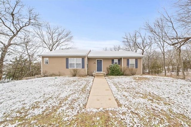 view of ranch-style house