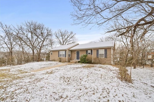 view of ranch-style house