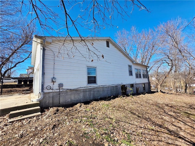 view of side of home