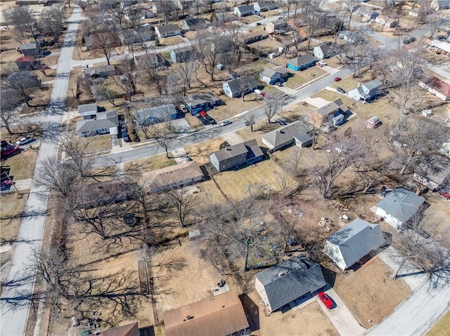 drone / aerial view featuring a residential view