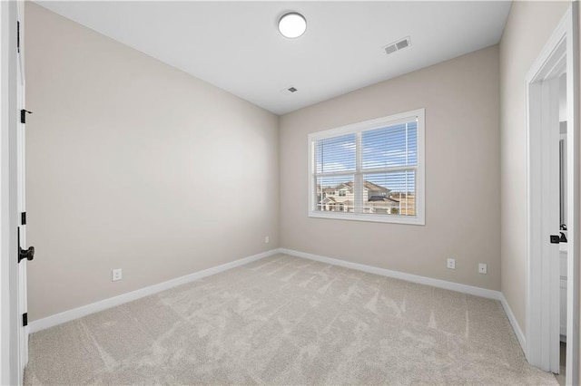 16967 S Hunter St, Olathe, KS 66062 - unfurnished bedroom with baseboards, visible vents, and light colored carpet