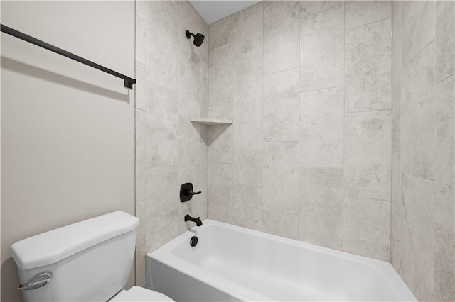 16967 S Hunter St, Olathe, KS 66062 - bathroom featuring toilet and tub / shower combination
